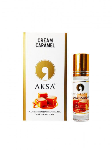 Масляные духи турецкие роликовые Крем Карамель Акса (Aksa Cream Caramel essential) 6 мл — 