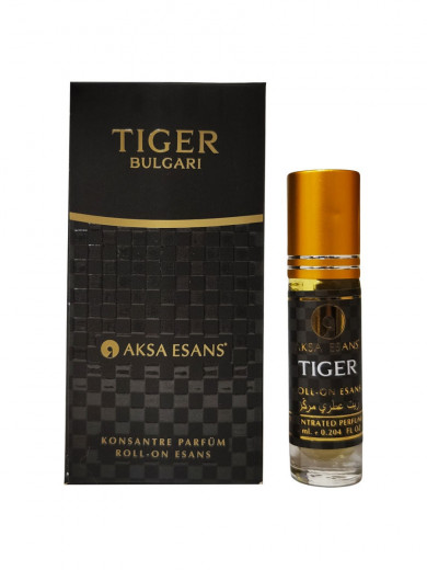 Масляные духи турецкие роликовые Tiger Bulgari Акса (Aksa Tiger Bulgari essential) 6 мл — 