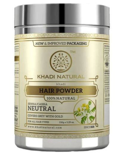 Хна для волос бесцветная травяная Кхади (Herbal Hair Powder Neutral Khadi) 150 г — 