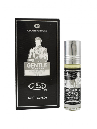 Масляные арабские мужские духи Джентл Аль-Рехаб (Concentrated Perfume Gentle Al-Rehab) 6мл — 