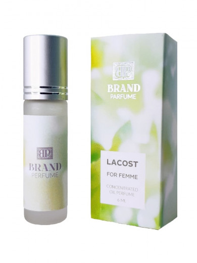 Масляные духи Лакост для дам ролик Brand Perfume (Brand Perfume Lacost for femme) 6мл — 