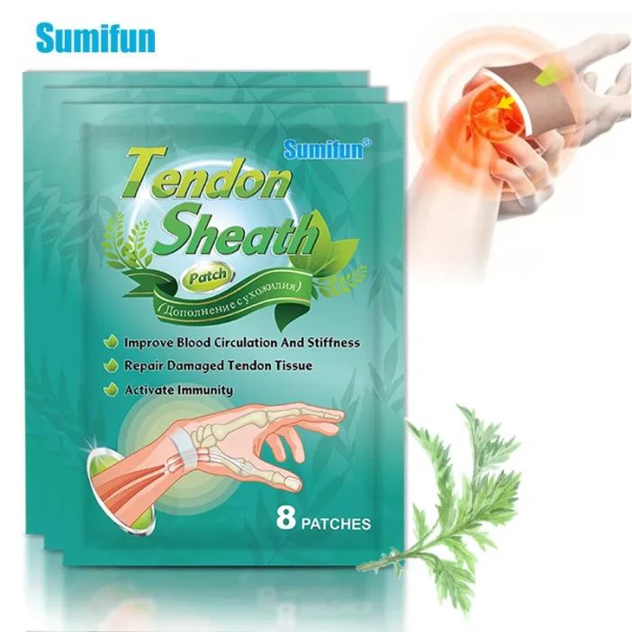Пластырь от растяжений запястья Сумифун (Tendon Sheath Patch Sumifun) 8 шт