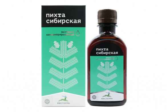 Пихта сибирская жидкий концентрат с фруктозой (Вистерра) 200 мл