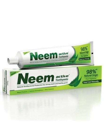 УЦЕНКА! Зубная паста Ним Актив ПОМЯТА КОРОБКА (Neem Active Toothpaste Jyothy) 100 г 