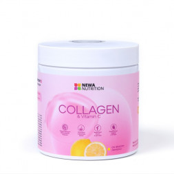 УЦЕНКА! Коллаген гидролизованный со вкусом лимона для суставов и связок СРОК ДО 02.2026 (Newa Nutrition Collagen Lemon) 200 г
