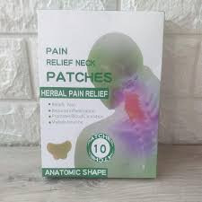 Пластырь обезболивающий китайский для шеи (Patches Herbal Pain Relief Neck Anatomic Shape) 10 шт