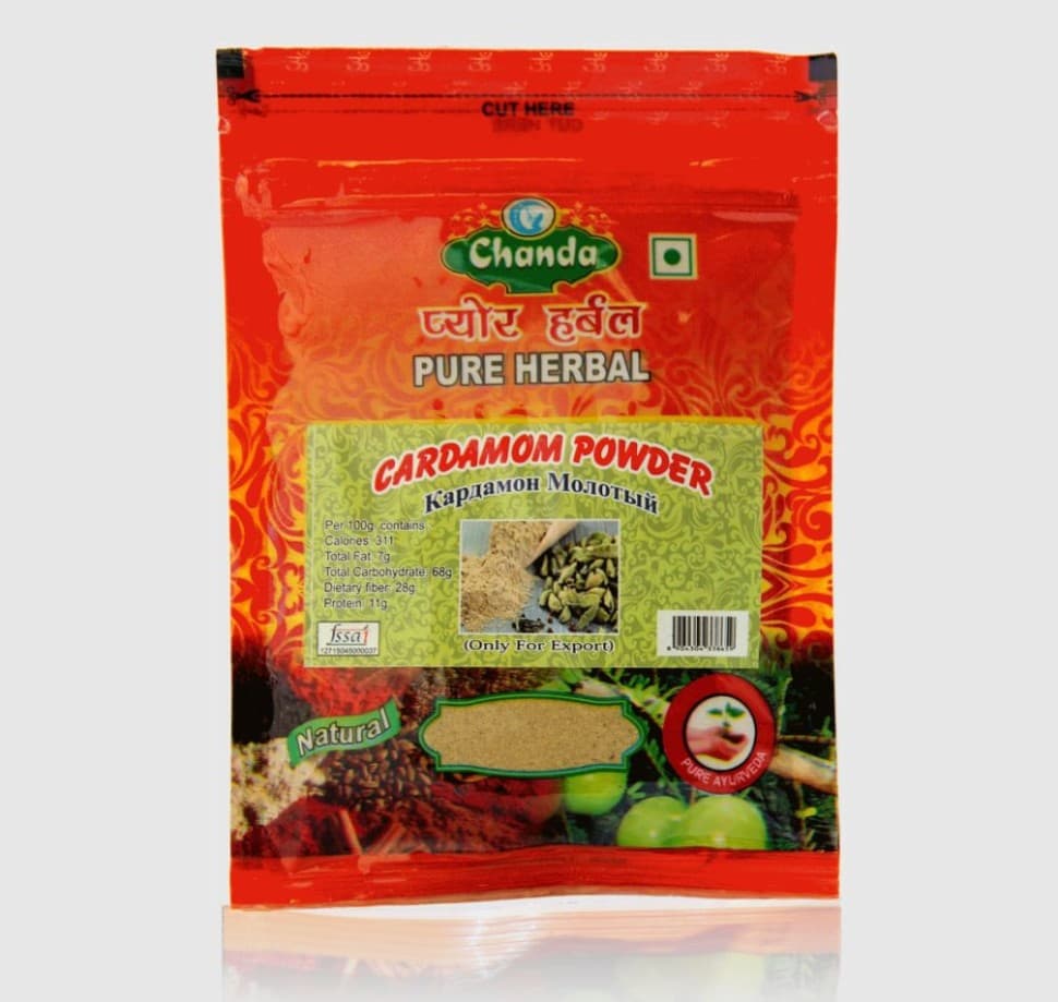 Кардамон зеленый молотый Chanda (Cardamom Powder Chanda) купить в ...