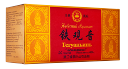 Тегуаньинь китайский чай Черный дракон крупнолистовой (Небесный Аромат) 20 пакетов