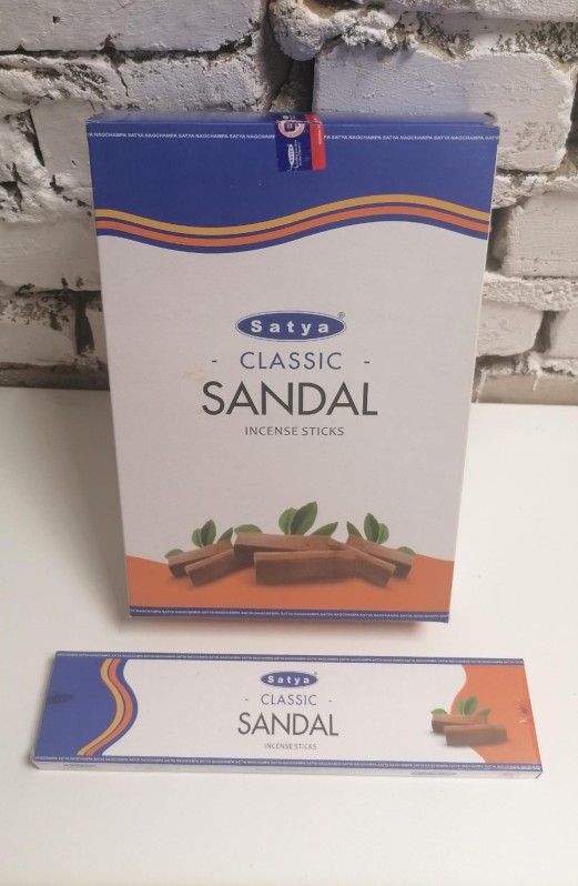 Благовония классический Сандал Сатья (Classic Sandal Satya) 18 г