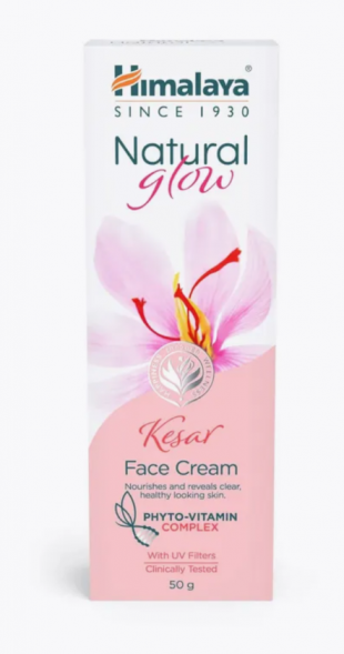 Крем для кожи лица натуральное сияние с шафраном Хималая (Kesar Face Cream Natural Glow Himalaya) 50 г