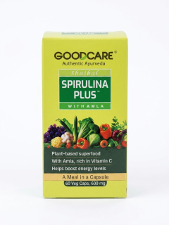 Спирулина Плюс Амла Бадьянатх (Spirulina Plus Amla Baidyanath) 60 капсул