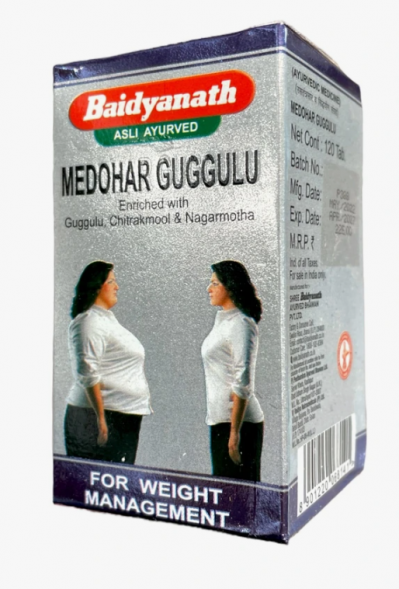 Медохар Гуггул для похудения Бадьянатх (Medohar Guggulu Baidyanath) 120 табл