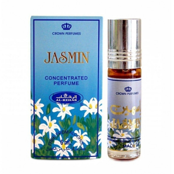 Масляные арабские духи Жасмин Аль-Рехаб (Concentrated Perfume Jasmin Al-Rehab) 6мл