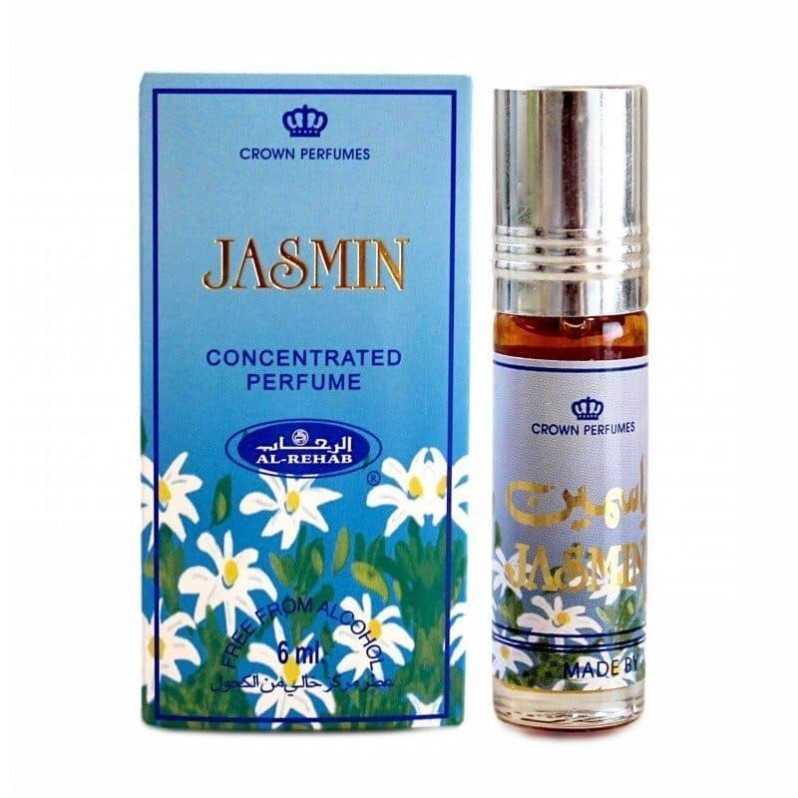 Масляные арабские духи Жасмин Аль-Рехаб (Concentrated Perfume Jasmin Al-Rehab) 6мл