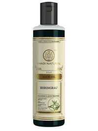 Масло от выпадения волос Брингарадж Кхади (Hair Oil Bhringraj Khadi) 210 мл