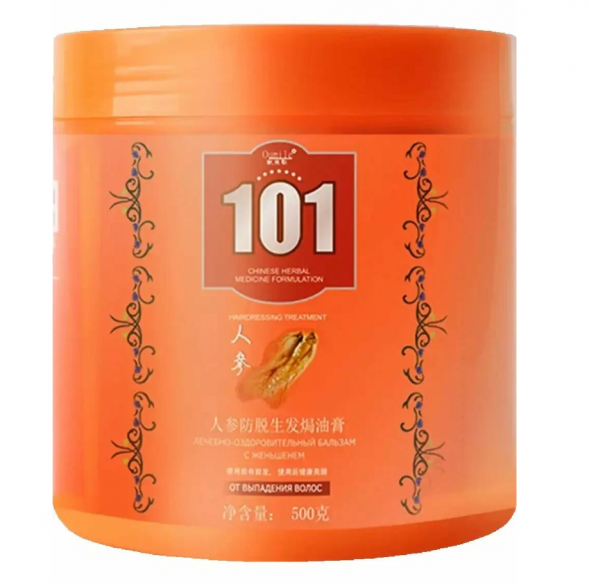 Бальзам для волос от выпадения 101 с женьшенем (101 Hairdressing Treatment Chinese herbal) 500 мл