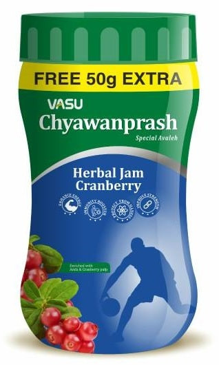 Чаванпраш Клюква Васу Тричуп (Chyawanprash Cranberries Trichup Vasu) 500+50 г