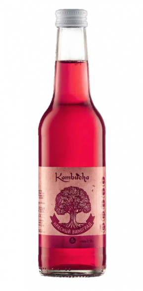 Комбуча Красный виноград (Interkvass) 330 мл