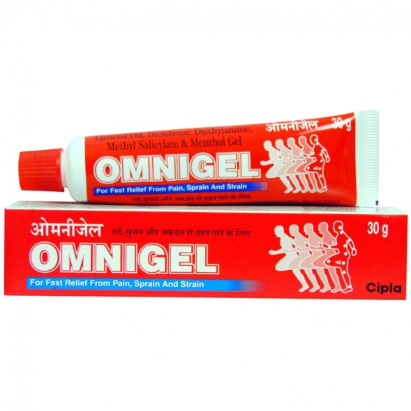 УЦЕНКА! Омнигель обезболивающая мазь для суставов СРОК ДО 01.2027 (Omnigel Cipla) 30 г 