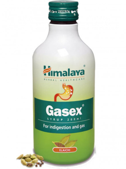 Газекс сироп для ЖКТ Хималая (Gasex syrup Elaichi Himalaya) 200 мл