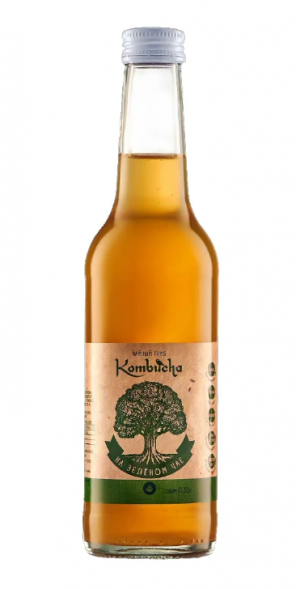 Комбуча на зелёном чае (Interkvass) 330 мл