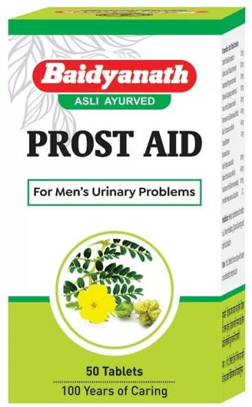 Таблетки для потенции Простейд Бадьянатх (Prost Aid Baidyanath) 50 табл