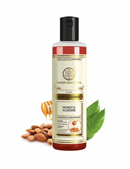 Шампунь Мед и Миндаль Кхади (Shampoo Honey and Almond Khadi) 210 мл
