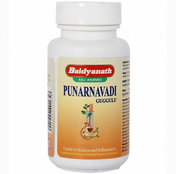 Пунарнавади Гуггул Бадьянатх (Punarnavadi guggulu Baidyanath) 80 табл