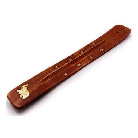 Подставка под благовония лыжа Слон дерево 26 см