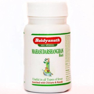 УЦЕНКА! Махасударшан гхан вати Бадьянатх СРОК ДО 10.2026 (Mahasudarshan ghan vati Baidyanath) 40 табл