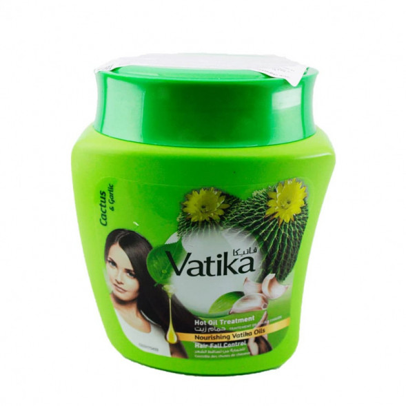 Маска для волос Кактус и Чеснок Контроль выпадения Дабур Ватика (Cactus and Garlic Dabur Vatika) 500 г