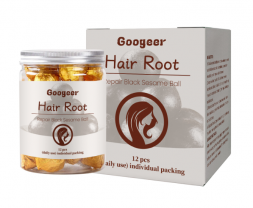 Черные кунжутные шарики для ухода за волосяными фолликулами (Googeer) 12 шт