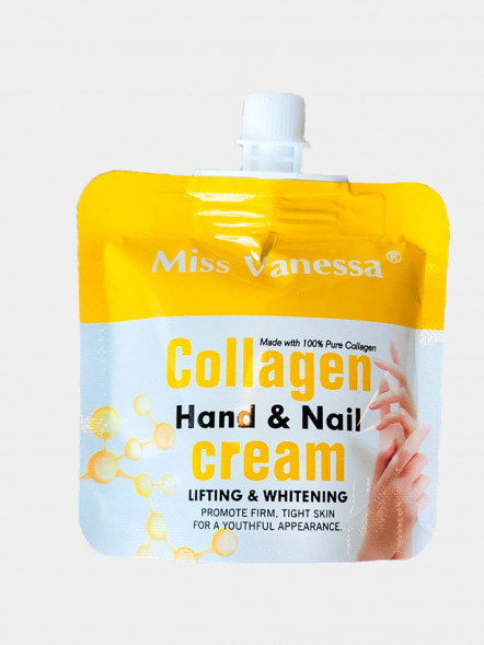 Крем для рук и кутикул Коллаген (Miss Vanessa Collagen Hand Nail Cream) 1шт 30 г