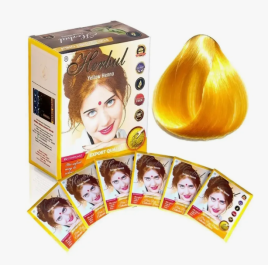 Хна индийская Желтая Хербул (Yellow Henna Herbul) 6 x 10 г