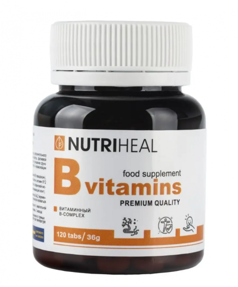 Витамины группы В комплекс (B-complex Nutriheal) 120 таб