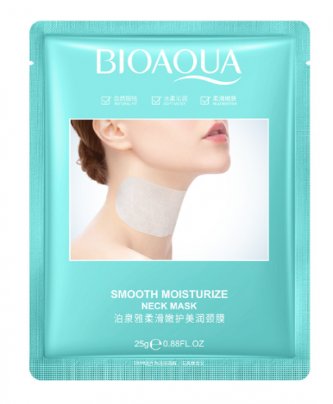 Маска для шеи увлажняющая и подтягивающая (Smooth and Moisturize Neck Mask Bioaqua) 1 шт 25 г