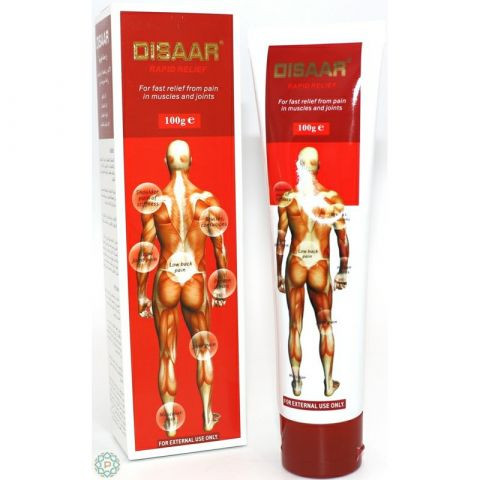 Массажный крем для быстрого облегчения и снятия боли в мышцах и суставах (Disaar rapid relief) 100 г