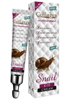 Крем для кожи вокруг глаз с Коллагеном (Collagen Deep Nourishment Snail Eye Cream) 20 мл