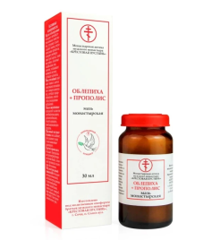 Мазь монастырская от ожогов и укусов насекомых Облепиха и прополис (Солох-Аул) 30 мл