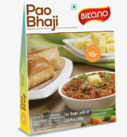 Пряные овощи с картофельным пюре и томатами Пао Бхаджи Бикано (Pao Bhaji Bikano) 300 г (2 порции)