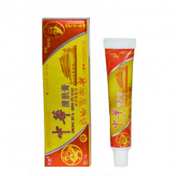 Мазь от зуда кожи, дерматита, кожной сыпи (China clear skin cream Zhong hua qing fu gao) 15 г
