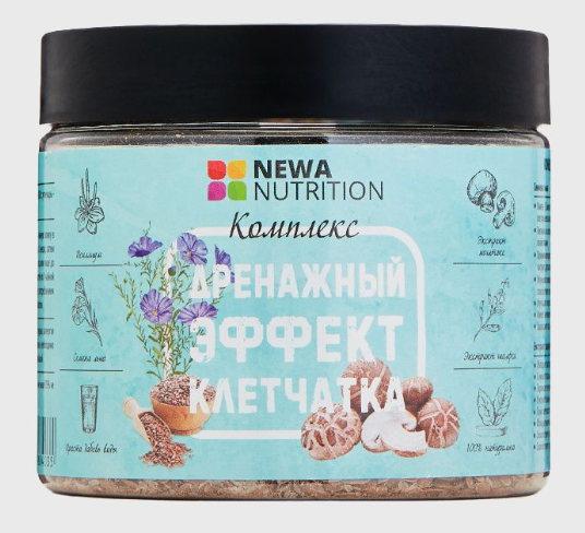 Клетчатка для похудения комплекс Дренажный эффект (Newa Nutrition) 180 г