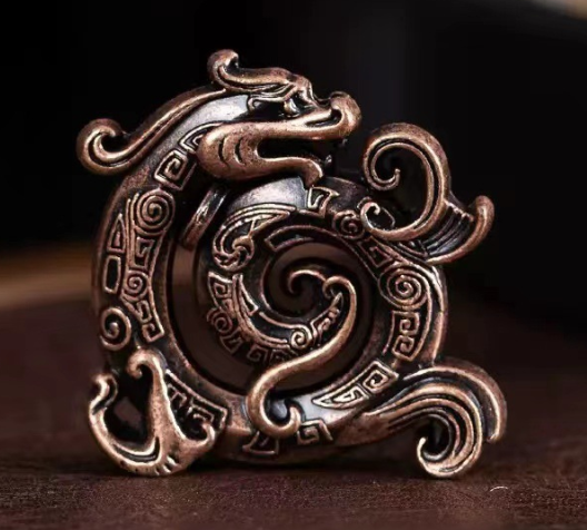 Подставка для благовоний Бронзовый дракон 4 х 4 см