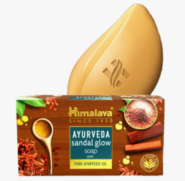 Мыло Аюрведа Сандаловое Сияние Хималая (Ayurveda Sandal Glow soap Himalaya) 125 г