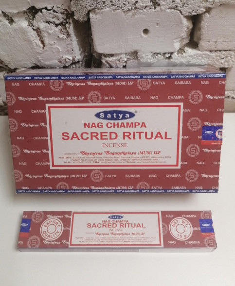 Благовония Священный ритуал Сатья (Satya Sacred Ritual) 15 г