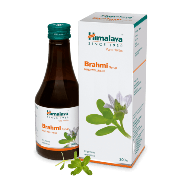 Брами (Брахми) сироп Хималая Хербалс (Brahmi Syrup Himalaya Herbals) 200 мл  купить в интернет-магазине Ганга Аюрведа