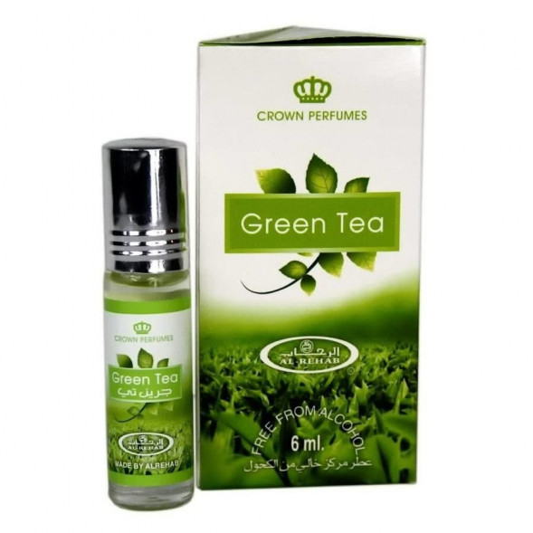 Масляные арабские духи Зеленый Чай Аль-Рехаб (Concentrated Perfume Green Tea Al-Rehab) 6мл