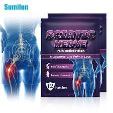Пластырь от воспаления седалищного нерва (Sciatic Nerve pain relief patch Sumifun) 12 шт