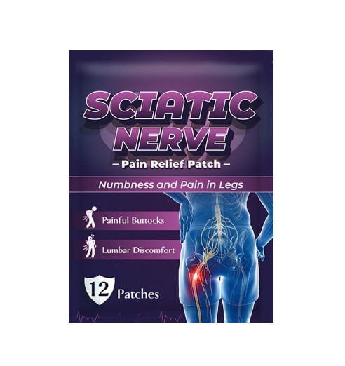 Пластырь от воспаления седалищного нерва (Sciatic Nerve pain relief patch Sumifun) 12 шт