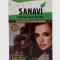 Краска индийская Золотисто-коричневый для волос без аммиака (Golden Brown Henna Sanavi), 5 × 15 г